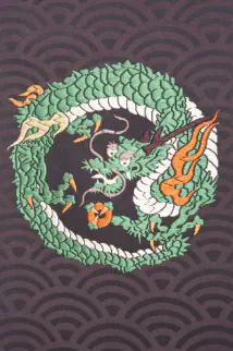袋帯／丸龍文